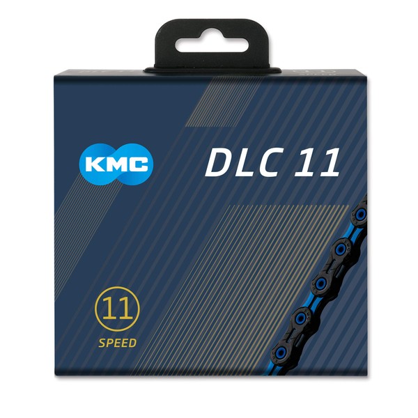 KMC Bicycle Chain DLC11 Chain [11 Speed] Black/Blue Medium