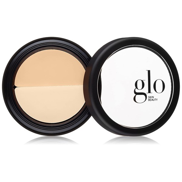 Glo Skin Beauty Under Eye Concealer Makeup with Duo Shades for Custom Blending - Corrects & Conceals Dark Circles & Redness - Buildable Longwearing Coverage (Golden)