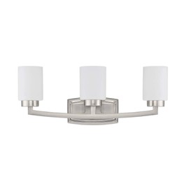 Sunset Lighting F22013-80 Sunset Vanity, Bright Satin Nickel