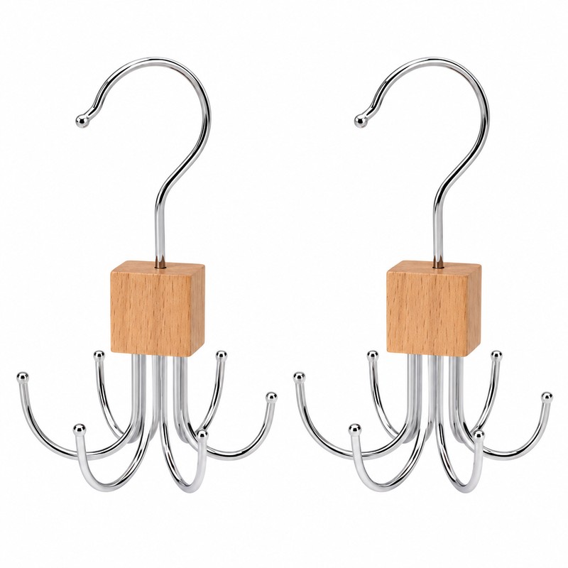 360° Rotating Belt Hanger for Closet Storage – Multi-Use Organizer