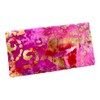 Checkbook Cover - Pink and Gold Batik Fabric Check Case