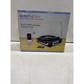 Digitnow Turntable Cassette Radio Player Recorder M36