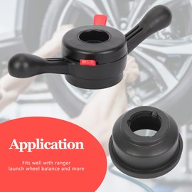 awagas Wheel Balancer Tire Change Tool, 40mm Wheel Balancer Quick Release Wing Nut & Pressure Cup Hub Tire Balancer Quick Nut Car Balancer Wheel Balancer (Thread Diam. 40mm, Pitch 4mm)