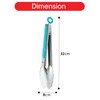 Shapes Imporio Stainless Steel with Nylon Grip 9" Serving Tong
