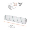 TRUPER Repuesto rodillo para pintar, 9 x 3/8', de microfibra