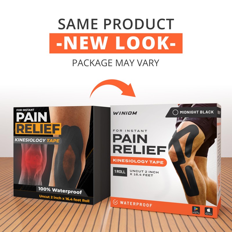 Kinesiology Tape-Incredible Support for Athletic Sports and Recovery+Free Taping Guide-Uncut