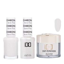 DND Duo Gel+Dap & Dip Trio Matching #448 Snow Flake Hot Color 2023