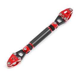 Gaderth Balance Bar For Motorcycle Universal 22mm Aluminum Alloy Cross Bar Length Adjustable Handlebar Extender Extension Lever red
