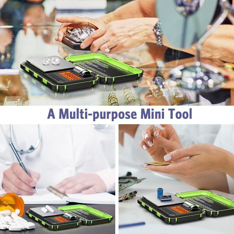 OQIMAX Digital Milligram Scale, 200g/ 0.01g Precision Mini Jewellery Scales