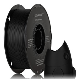 TINMORRY Matte PLA Filament 1.75mm, Matte Surface 3D Printer Filament, Compatible with Bambu Lab FDM 3D Printers, 1 KG Spool (2.2 lbs), Matte Black