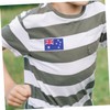 Alipis Embroidered Australia Flag Patch Iron-on Sewing Badge Versatile Applique