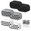 LEOEASIY 6 pieces Jawline trainer, comes with 1 storage box,