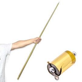 Magic Goods, 43.3 inches (110 cm), Appearing Cane, Metal, Iron Rod, Telescopic Rod, Magic Stick, Stage Magic Tool, Gold