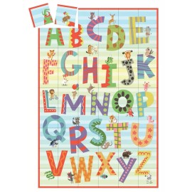 PLAYHOUSE ALPHABET MATCHING & PUZZLE GAMES 2 in 1 Activity Puzzle - 17.5" x 26.25" 83345