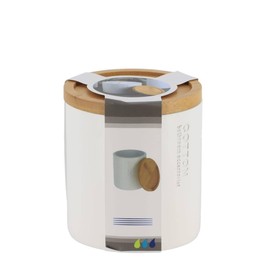 Tendance Cotton Box Polyresin Bamboo Lid – White Bamboo