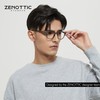 ZENOTTIC Paquete de 4 gafas de lectura redondas con bloqueo