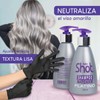 Kit Shampoo Matizador Morado Platino Kolor Shot Matizador de Canas