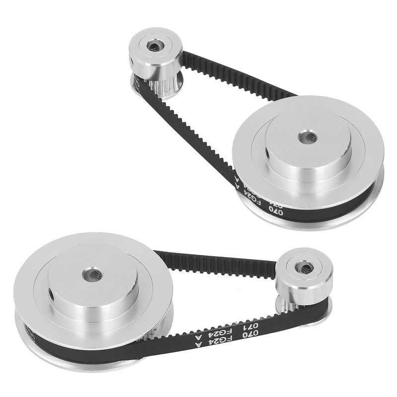 2 Pack Synchronous Wheel - 20T 60T Elastic Closed Timing