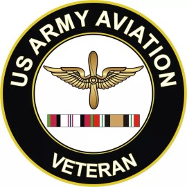 Army Aviation Afghanistan and Iraq Veteran 5.5" Decal / Sticker