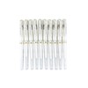 Uni Ball Signo UM-153,1.0mm, Gel Ink Rollerball Pens, White, 10