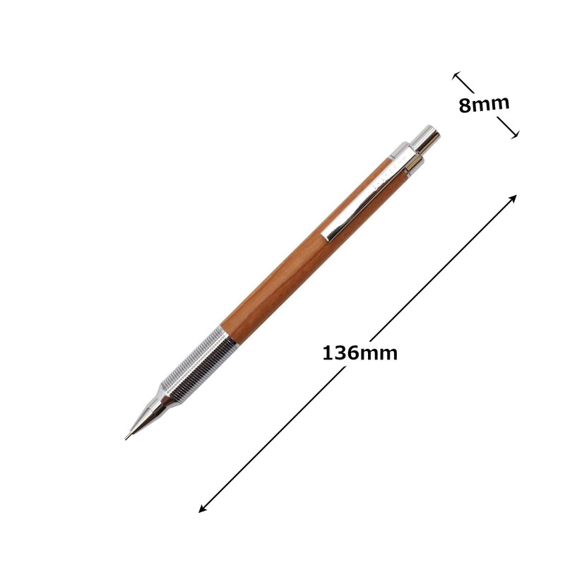 Radite Everdraw Mechanical Pencil Wood Model 0.5mm Cherry Wood LDW-MP4CW-05