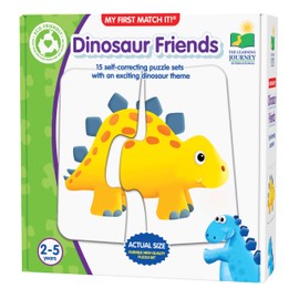 The Learning Journey: My First Match It - Dinosaurs - 2 Year Old Toys, Puzzles for Toddlers, Toddler Puzzle, Educational Toys for 2 Year Old - 15 Self-Correcting Matching Puzzles - Award Winning Toys