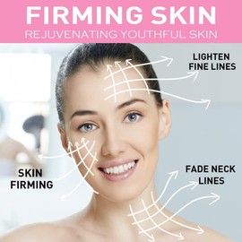 【베스트셀러】2 Jars Hibiscus and Honey Firming Cream, Neck Firming Cream, Skin Tightening Cream, Skin Firming and Tightening Lotion, Tightens & Smooths, Anti Aging Facial Moisturizer with Collagen, 50ml/1.7fl.oz