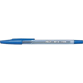 PILOT BP-S-F, Kugelschreiber mit Metallspitze 0,7 mm, blau, Packung mit 12 Stück
