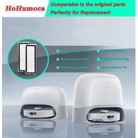 HoHumoca Replacement HEPA Filter Compatible with Roborock Qrevo Curv, Qrevo Edge, Roborock Qrevo MaxV, Qrevo S, Qrevo Plus, Qrevo Pro
