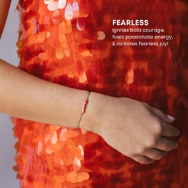 SOULKU Fearless Fairytale Adjustable Bracelet for Women - Empowering Jewelry for Confidence & Inner Strength - Strength Bracelets for Women