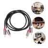 SUPVOX 1m Male Audio Cable for Home Theater Braided Stereo