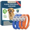 Dog Flea and Tick Collar 4 Pack, Waterproof Adjustable Collar