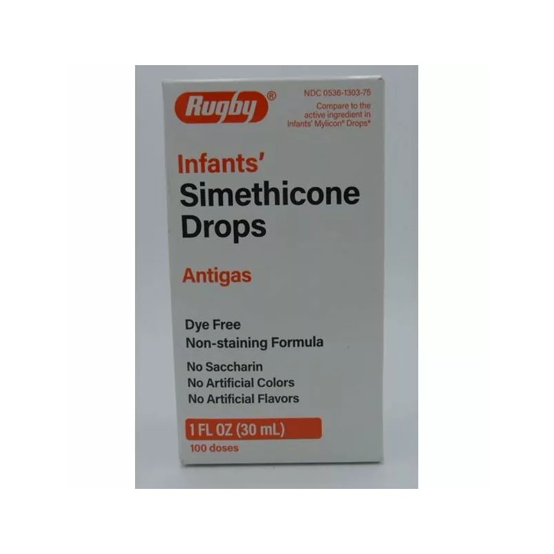 RUGBY SIMETHICONE INFANTS DRP 30 ML simethicone ORAL DROPS SUSP