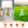 3-in-1 Toddler Swing Set, Indoor & Outdoor Baby Swing Heavy
