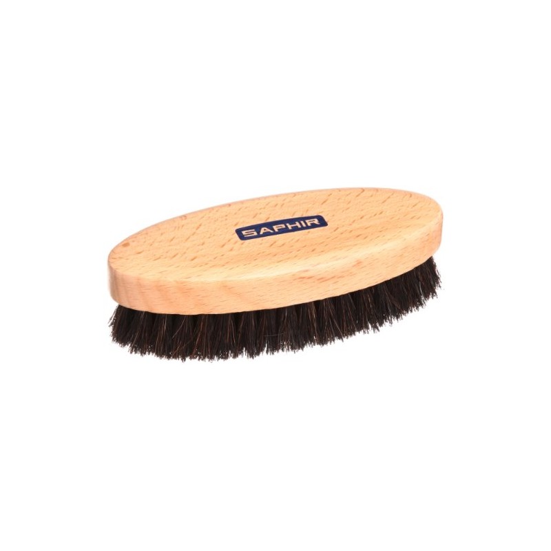 SAPHIR Oval Horsehair Brush black