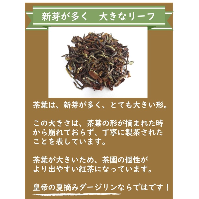 The Emperor's Summer Picked Darjeeling Tea Leaf, 2023 Second Flush