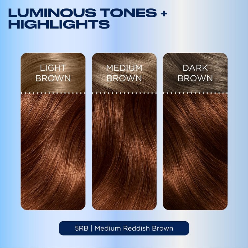 Clairol Nice'n Easy Permanent Hair Dye, 5RB Medium Reddish Brown