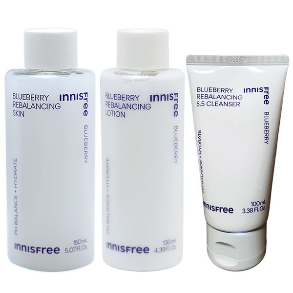 Innisfree Blueberry Rebalancing 3 types (skin + lotion + cleanser
