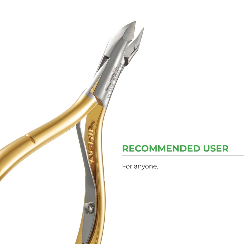 NGHIA Premium Cuticle Nipper - D-05V Jaw 14 (Stainless Steel)