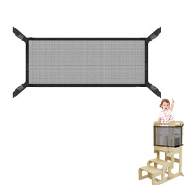 Toddlers Tower Safety Net, Step Tool Toddlers Tower Net, Safety Guard for Tour Dapprentissage Pour Enfant, Learning Tower Net, for Kids Kitchen Play and Learning Activities, Full Protection