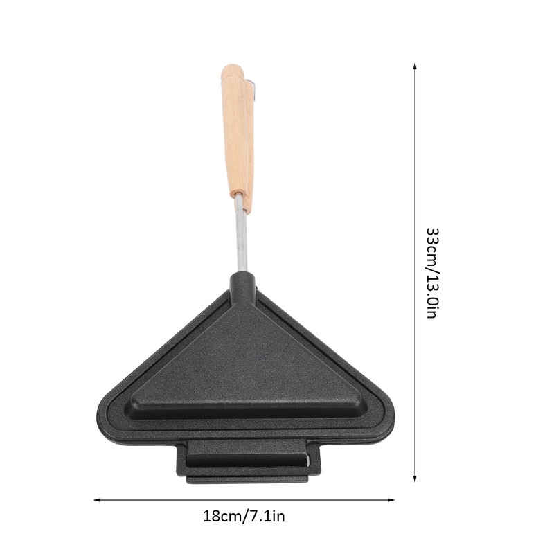 Sandwich Maker Multipurpose Aluminium Alloy Prevents Stick Double Sided Frying