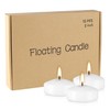 12 pcs 2-inch Floating Candles, White, smokeless and unscented, Burns