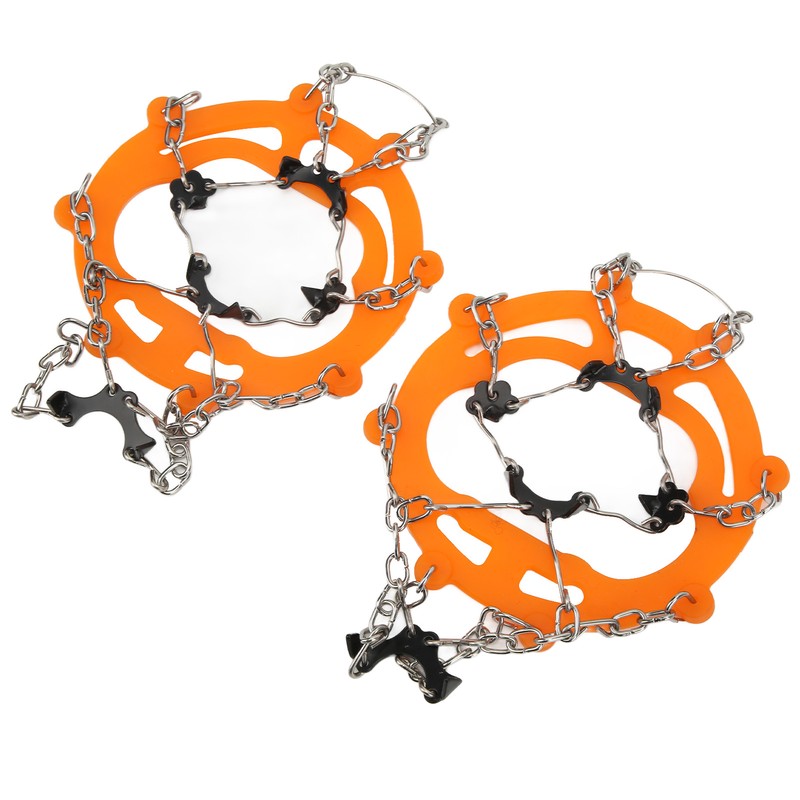 2Pcs Ice Traction Cleats Anti Skid Shoe Crampon Cover Snow