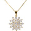 LuckyLy Collares para Mujer Oro 14K Zirconia Cúbica Joyería Regalos