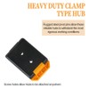 Tebbomp Clip Tech Hubs for ClipTech Pouches,Tool Belt Clip for