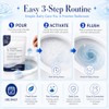 2 Pack Foaming Toilet Bowl Cleaner - Fast-Dissolving Fresh Scent