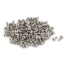 uxcell M3x8mm 304 Stainless Steel Button Head Torx Screws Fasteners 120pcs