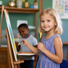 Transon 20pcs Artist Painting Brush Set for Acrylic Watercolor Gouache Hobby Craft Face Rock Painting Black and White Color