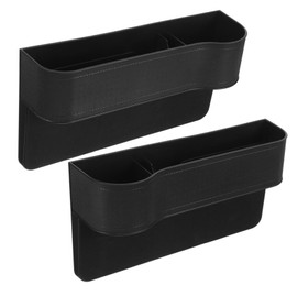 Alipis 2Pcs Car Seat Side Pockets Organizer Multifunctional Storage Box for Car Seat Gaps Accessories for Driver Passenger Keeps Items Tidy Accessible