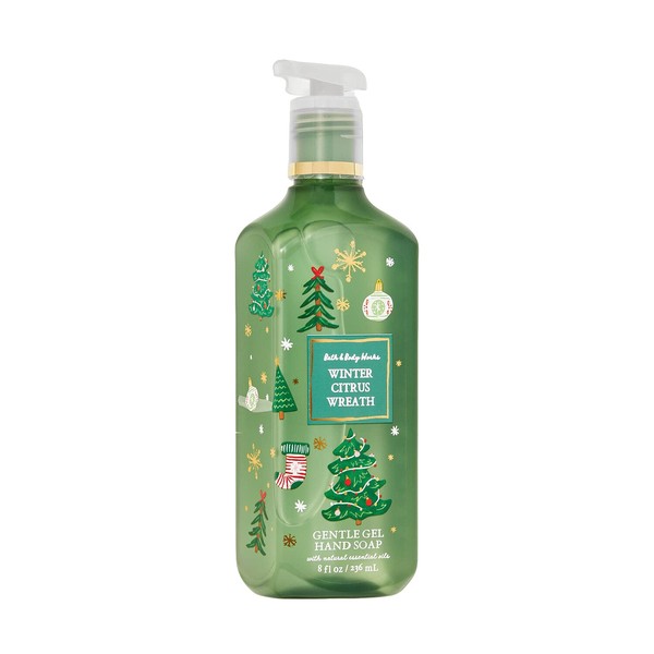 Bath and Body Works Winter Citrus Wreath Gentle Gel Hand Soap (2 Pack) - 8 fl oz / 236 mL Each